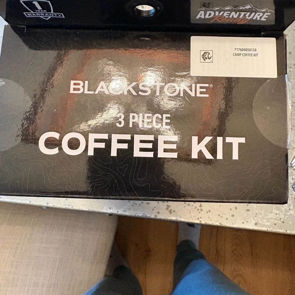 Blackstone Coffee Kit 3 Piece Set Camping Pour Over Grinder Mug Outdoor Gear